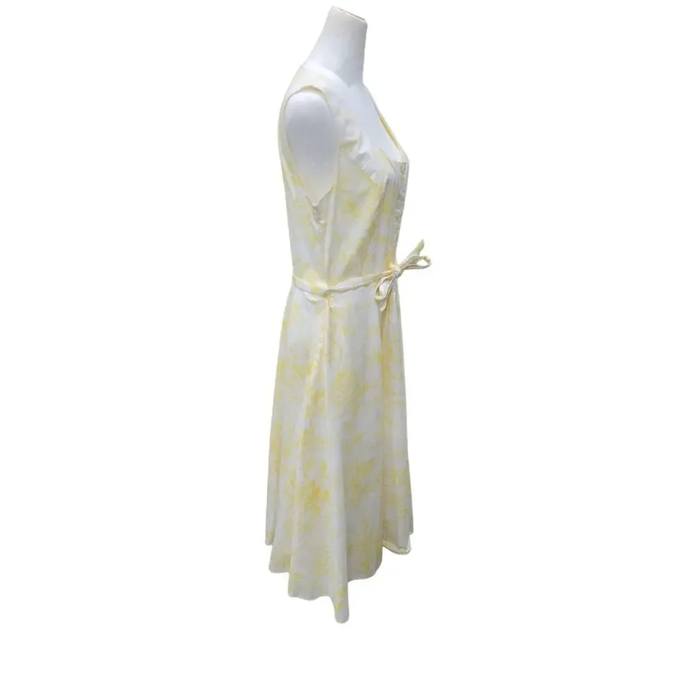 J. Peterman Women's Vintage Toile De Juy Sleeveless Cotton Midi Dress Size 10 - Picture 10 of 16
